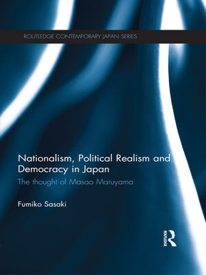 cover image of Nationalism, Political Realism and Democracy in Japan